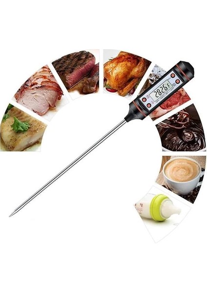 Mutfak Termometresi, Et Termometresi, °c/°f Düğmeleriyle Ekstra Uzun Okuma Performansı - Izgara fırsatları