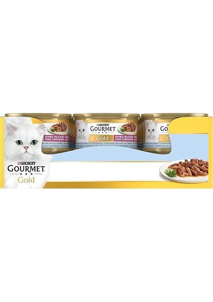 Gold Çifte Lezzet Okyanus Balığı & Sebzeli Yaş Kedi Maması (24 x 85 Gr) fırsatları