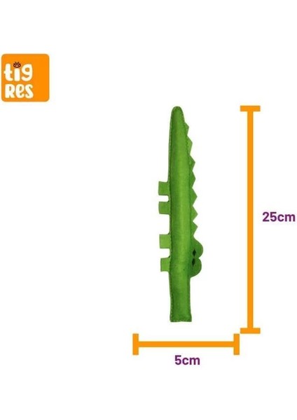 Venator Catnipli Timsah Şeklinde Kedi Oyuncağı fırsatları