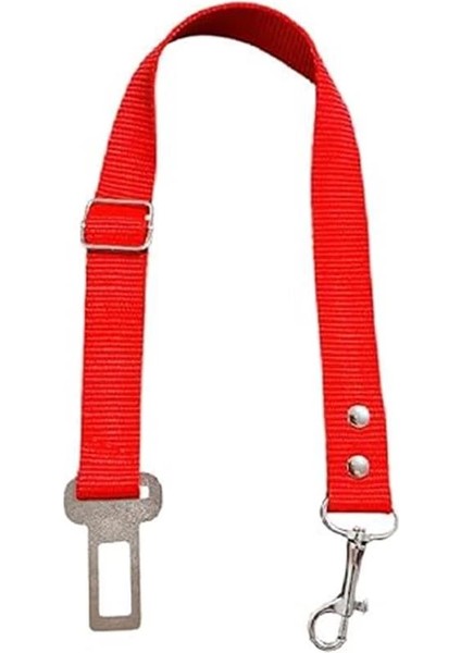 Köpek,kedi Araç Emniyet Kemeri Tasması (Kırmızı)