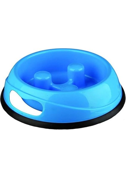 Köpek Yavaş Besleme Mama Kabı, Plastik, 0,9l/ø23 cm