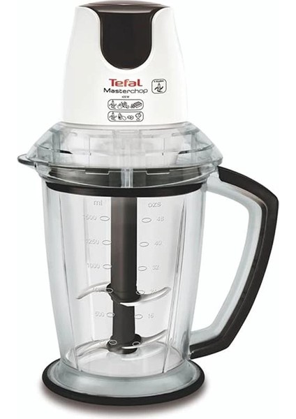 Masterchop Powelix Maxi 4 Bıçaklı 500 Watt Doğrayıcı Rondo - Beyaz