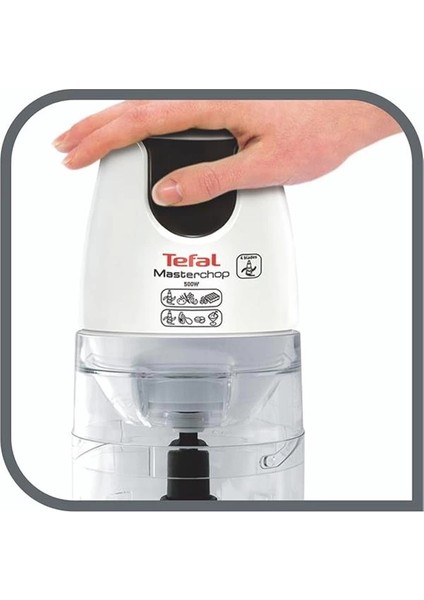 Masterchop Powelix Maxi 4 Bıçaklı 500 Watt Doğrayıcı Rondo - Beyaz