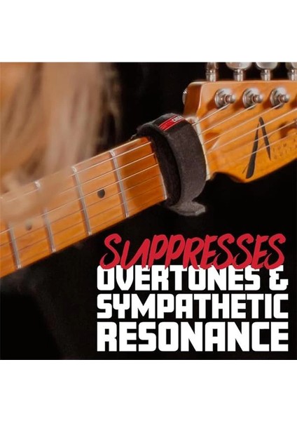 Kılıflar Gitar Perdesi Sessiz ve Yaylı Sönümleyici Büyük (Gtr-Fretmutelg-1bk) fiyatları