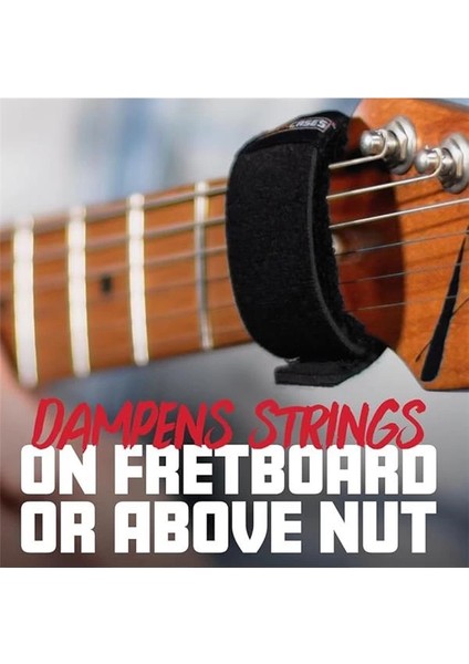 Kılıflar Gitar Perdesi Sessiz ve Yaylı Sönümleyici Büyük (Gtr-Fretmutelg-1bk) modelleri