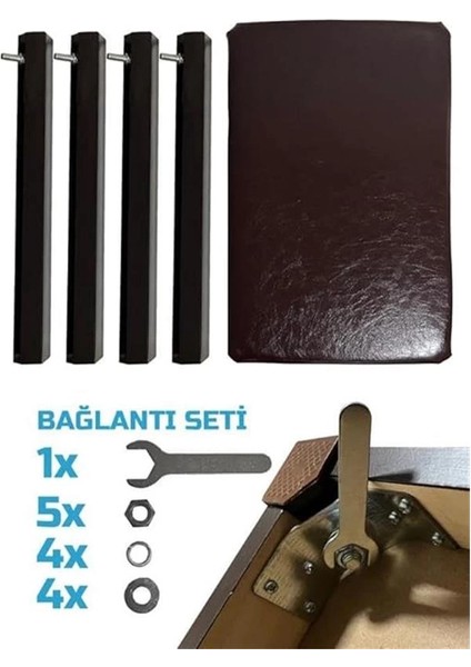 Midex TBX-144SR Üst Kalite Piyano Taburesi Gizli Bölmeli Kahve Renk (32X54X48) fırsatları
