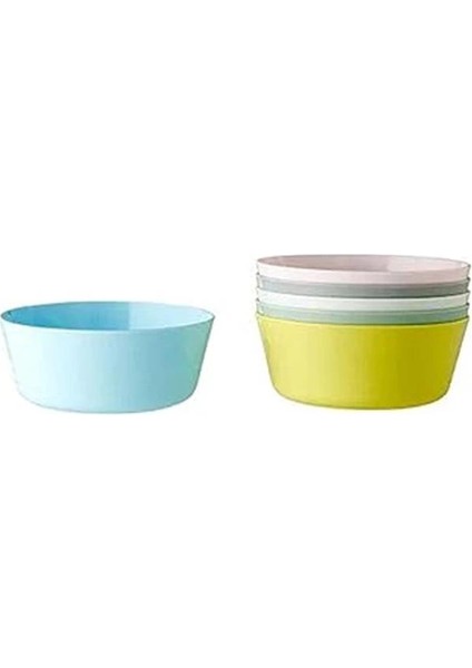 Plastik Kase (0.150 L, Çok Renkli) 6 Parça