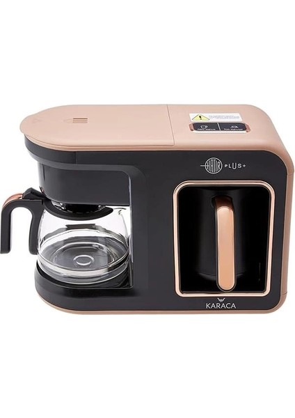 Hatır Plus 2 In 1 Kahve Makinesi, Türk Kahvesi Makinesi, Filtre Kahve Makinesi, Rosie Brown indirimleri