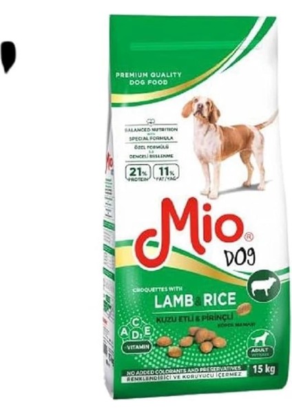 15 kg Kuru Mama - Köpek - Kuzu & Pirinçli