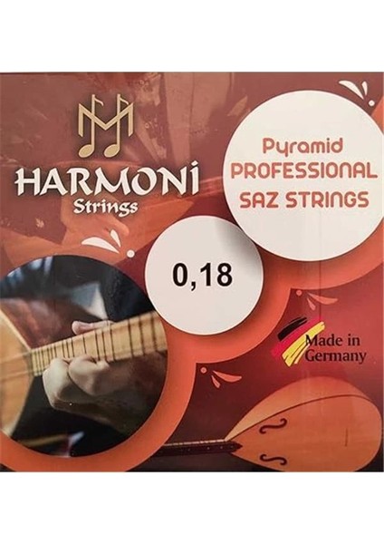 HRM18P Pyramid Kısa Sap Saz Bağlama Teli Takım Profesyonel Piramit (Alman Malı) fiyatları