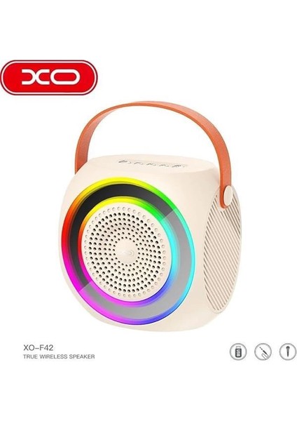 Kablosuz Bluetooth Hoparlör ve Karaoke Mikrofon F42 – 10W Güç, Rgb Işıklı, Tf fiyatları