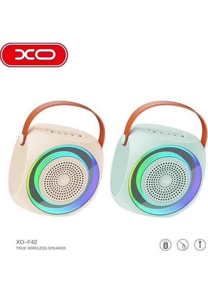 Kablosuz Bluetooth Hoparlör ve Karaoke Mikrofon F42 – 10W Güç, Rgb Işıklı, Tf fırsatları