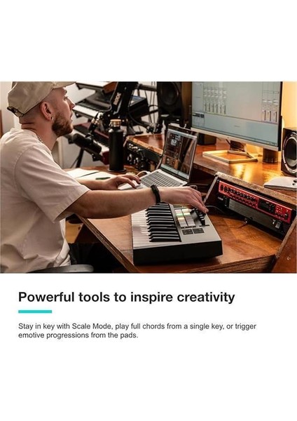 Launchkey 61 [mk4] 61 Tuşlu Yarı Ağırlıklı, Usb, Mıdı Klavye Kontrolörü, Daw Entegrasyonu