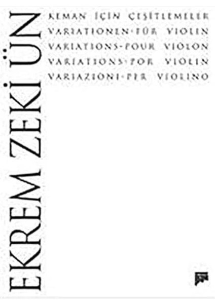 Keman Için Çeşitlemeler modelleri