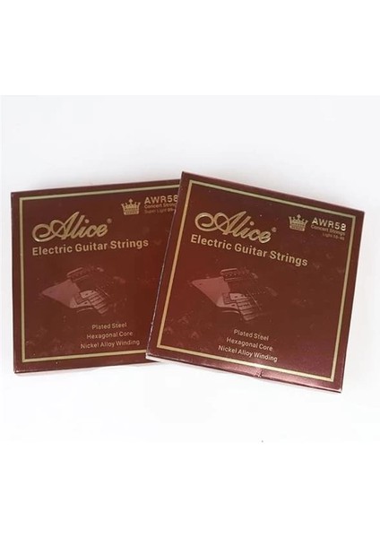 Alıce Kazanan Serisi AWR58SL(009-042) Süper Hafif Konser Dizeleri Elektro Gitar Dizeleri Seti 6 fiyatları