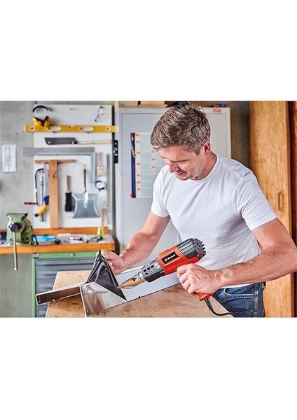 Sıcak Hava Tabancası Te-Ha 2000 E (2.000 W, 3 Sıcaklık Seviyesi: 50–550°C, Hava Debisi