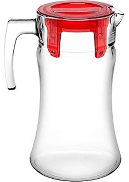 Azur Kırmızı Kapaklı Sürahi, 1400CC