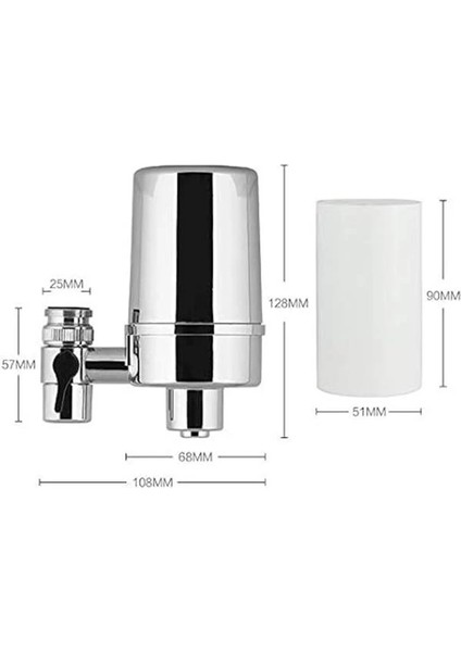 Mutfak Musluk Su Filtresi, Su Arıtma Cihazı Kloru ve Koku Azaltır indirimleri