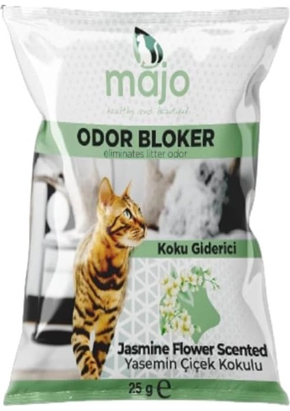 Majo Yasemin Çiçek Kokulu Doğal Kedi Kumu Koku Giderici Temizleyici