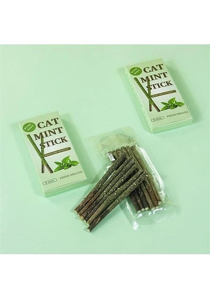 Matatabi Kedi Diş Bakım Çubuğu, 6'lı Paket, Doğal Diş Temizleyici ve Ağız Bakımı Için fiyatları