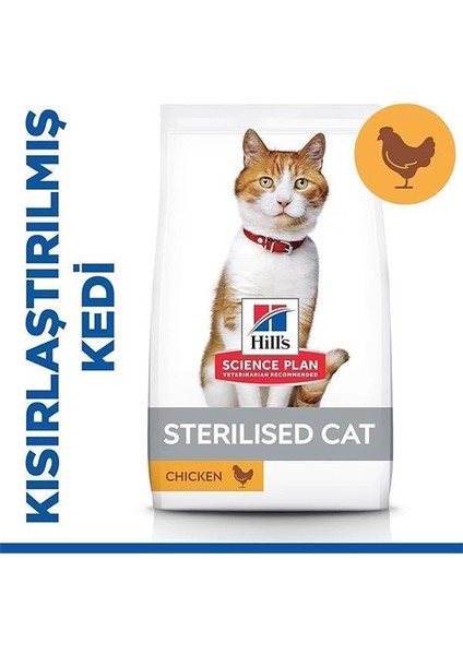 Hill's Science Plan Tavuklu Kısırlaştırılmış Kedi Maması 3 kg fiyatları