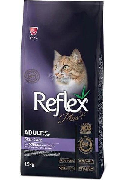 Plus Skin Care Somonlu Yetişkin Kedi Maması 15 kg