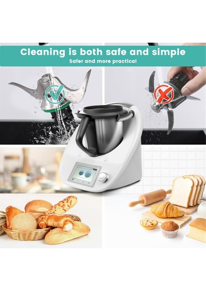 Vorwerk Thermomix Için Yedek Blender Bıçağı Tm5 Tm6 Mutfak Işçisi Aksesuarları Paslanmaz Çelik Hamur Bıçak Kafası (Yurt Dışından) modelleri