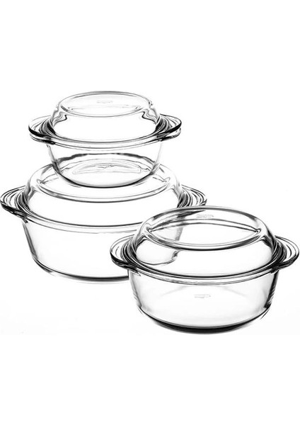 Pasabahce Borcam Tencere Seti - 3'lü