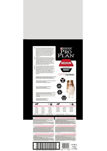 Medium Somonlu Kuru Köpek Maması, Yetişkin, 14 kg + 2.5 kg Hediye fiyatları