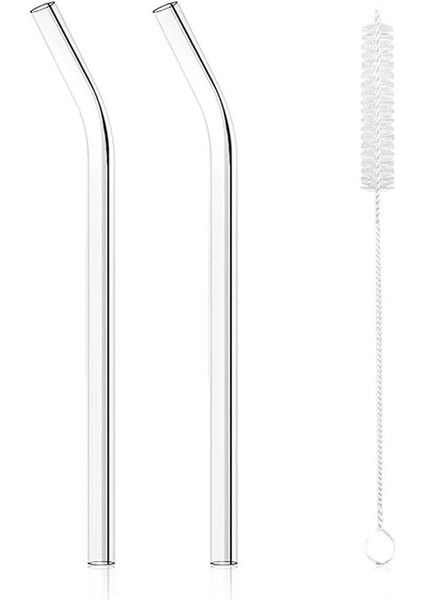 3nanlü Cam Pipet Seti 2 Adet Cam Pipet 1 Adet Temizleme Fırçası,