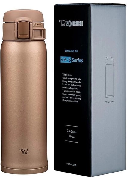 SM-SR48 Termos Bardak Matara, 0.48 Lt, Mat Altın fiyatları