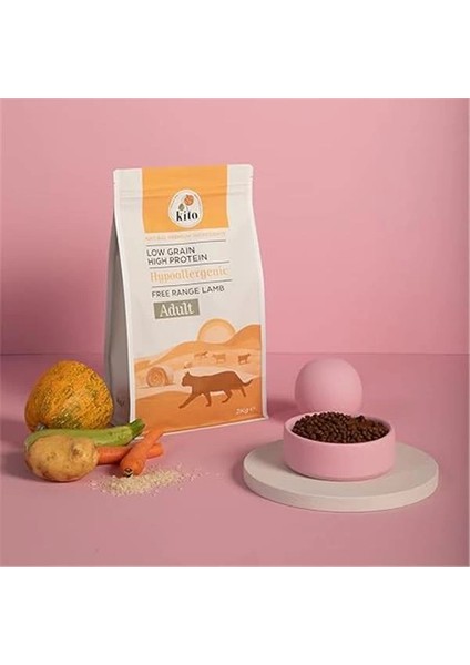 Doğal Besi Kuzu Etli Yetişkin Kedi Maması 2 kg