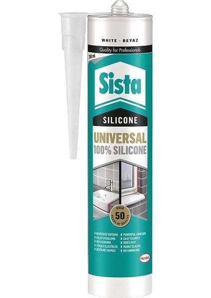 Silikon Mastik Universal, Çeşitli Yapı Elemanlarının Dolgusu ve Yapıştırılması Için Güçlü