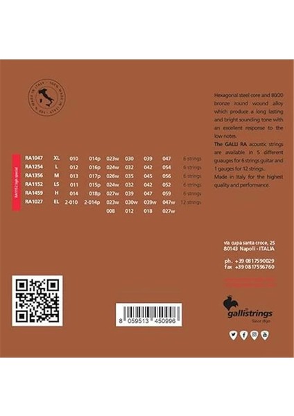 Strings RA1152 Light Special Akustik Gitar Teli, Akustik Gitar Tel fırsatları