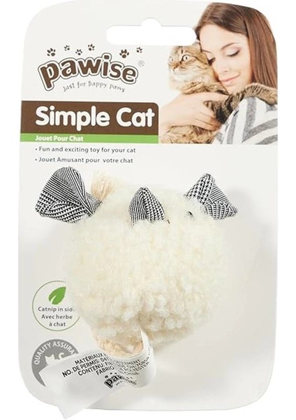 Pawise Simple Cat Peluş Oyuncak Top Fare