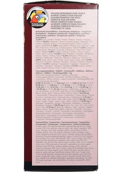 Versele Laga Nutrıbırd P15 Tropıcal 1kg modelleri