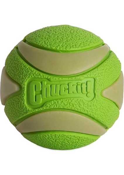 ! Max Glow Squeaker Gece Parlayan Sesli Köpek Oyun Topu - Yüksek Zıplama Gücü, Doğal Kauçuk