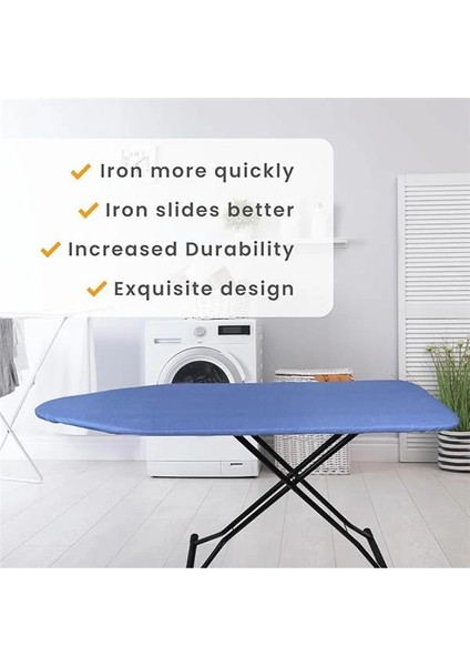 Beylini 4 Katmanlı Ütü Masası Kılıfı Ütü Masası Örtüsü Ütü Masası Bezi Silikon Kaplı Isı fırsatları
