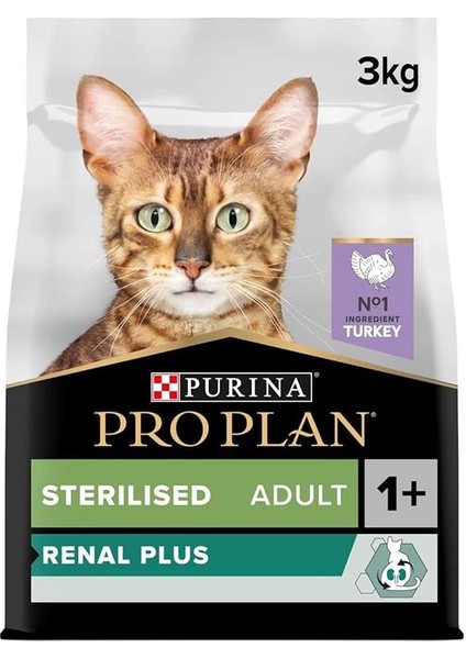Sterilised Hindili Kuru Kedi Maması 3 kg