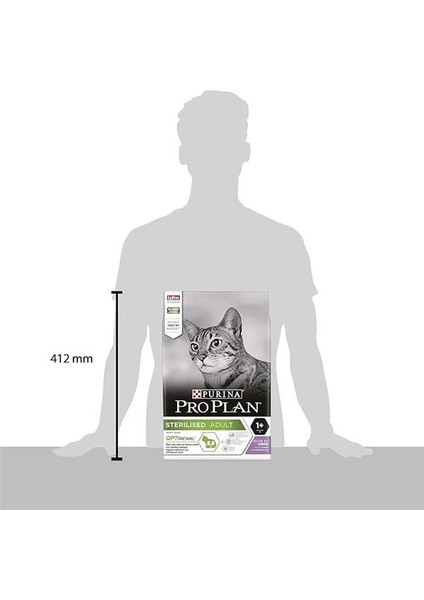 Sterilised Hindili Kuru Kedi Maması 3 kg