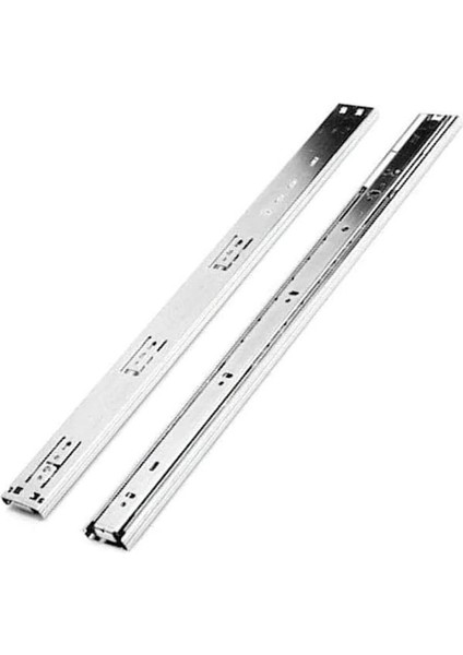 Galvanizli Teleskopik Çekmece Rayı 35X350