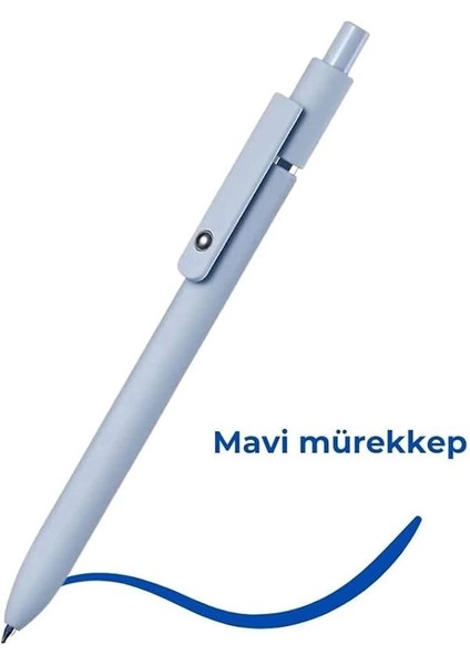 Zennyth Mavi Mürekkepli Tükenmez Piloting Jel Kalem 5li Morandi Renk Mavi Mürekkep Jel Kalem modelleri