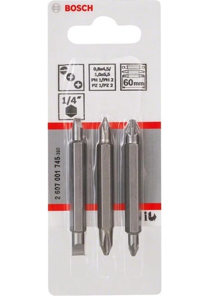 Professional Accessories Vidalama Ucu, Gri, 3 Adet modelleri