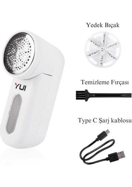 Cx1 Şarjlı (Type C) Tüy ve Tiftik Toplama Temizleme Makinesi+ 1 Adet Yedek Bıçak Hediyeli fırsatları