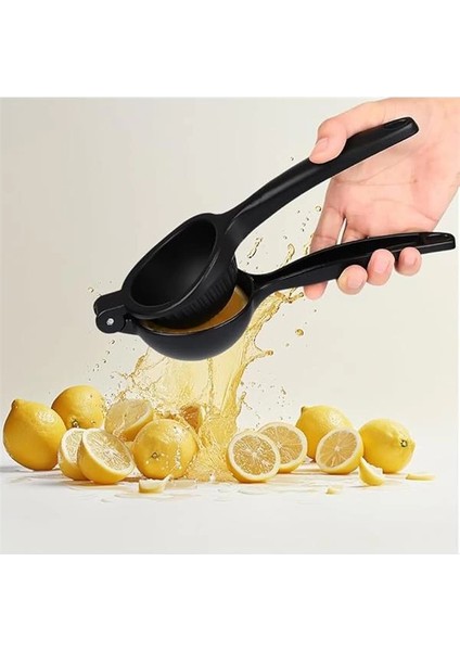 Döküm Limon Sıkacağı Limon Presi Büyük Boy 24 Cm, Siyah Metal Limon Sıkacağı, Döküm fiyatları