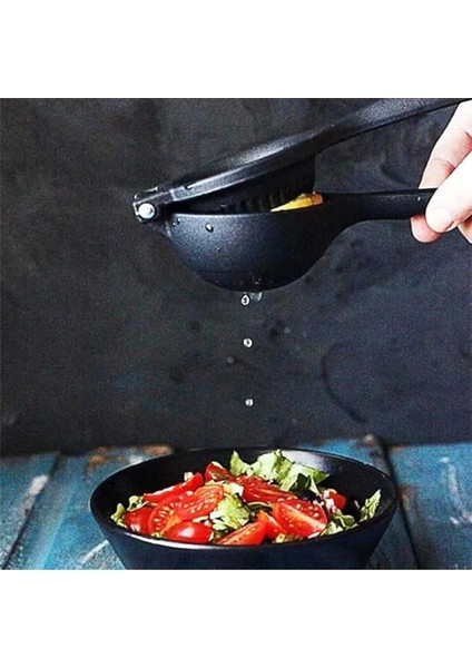 Döküm Limon Sıkacağı Limon Presi Büyük Boy 24 Cm, Siyah Metal Limon Sıkacağı, Döküm fırsatları