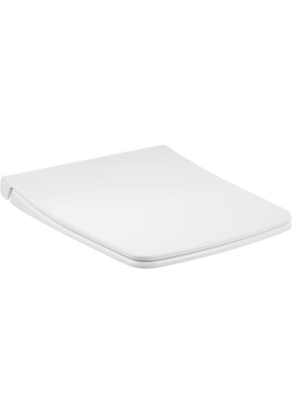 Metropole 122-003-009 Yavaş Kapanır Slim Klozet Kapağı, Beyaz fırsatları