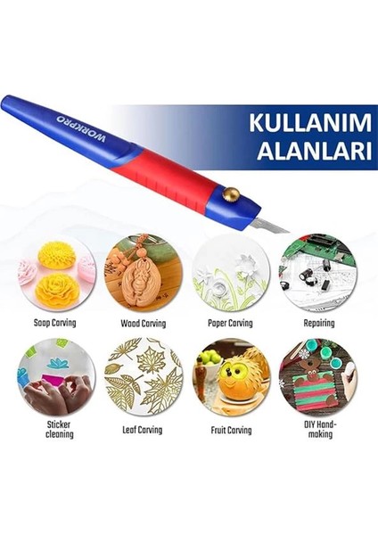 WP219005 14 Parça Profesyonel Hobi Maket Bıçağı Seti indirimleri