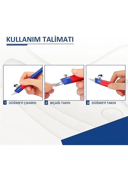 WP219005 14 Parça Profesyonel Hobi Maket Bıçağı Seti