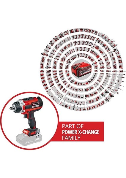 Professional Akülü Darbeli Somun Sıkma Impaxxo 18/450 Power X-Change (Li-Ion, 18 V, 400 Nm fiyatları